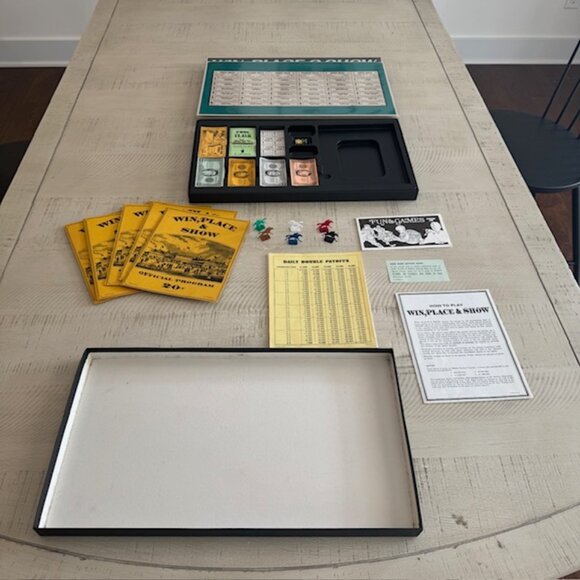 Rare, vintage 1966 Win, Place & Show A 3M Sports Game (Mint!) - Picture 2 of 15